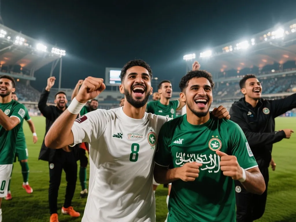 沙特骆驼不只会驮人，还会踢爆强敌的球门！世预赛这不就稳了？